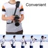 Quick Release Anti-Slip Soft Pad Nylon Single Shoulder Camera Strap with Metal Hook for SLR / DSLR Cameras (Black) - Image 8