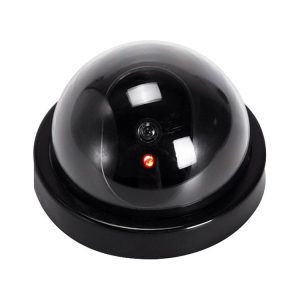 Realistic Looking Fake Dummy Motion Detection System Security Camera (Black)