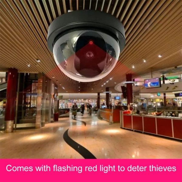 Realistic Looking Fake Dummy Motion Detection System Security Camera (Black) - Image 6