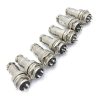16mm 2-Pin GX16 Aviation Plug Socket Connector (5 Pcs in One Package, the Price is for 5 Pcs) (Silver) - Image 3