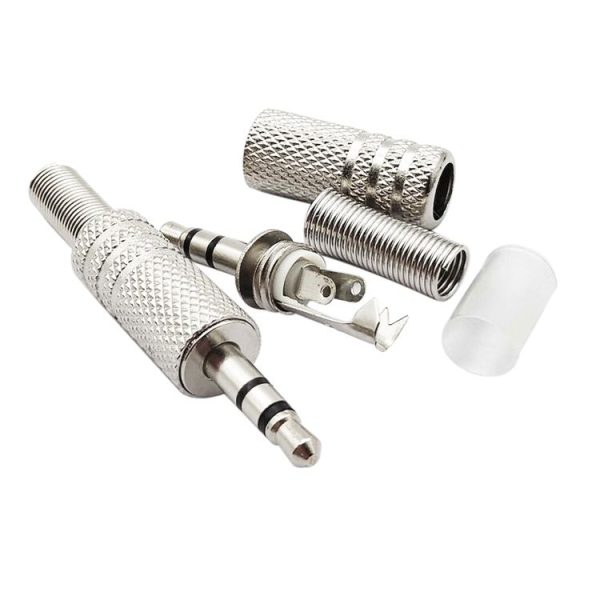 JL0037 3.5mm Audio Jack Connector (10 Pcs in One Package, the Price is for 10 Pcs) (Silver) - Image 4
