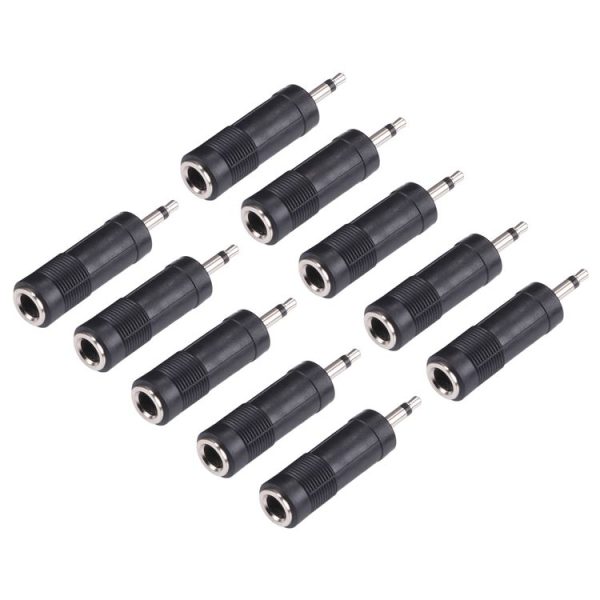 3.5mm Male to 6.35mm Female Mono Sound Converters Adapters (100 Pcs in One Package, the Price is for 100 Pcs) - Image 2