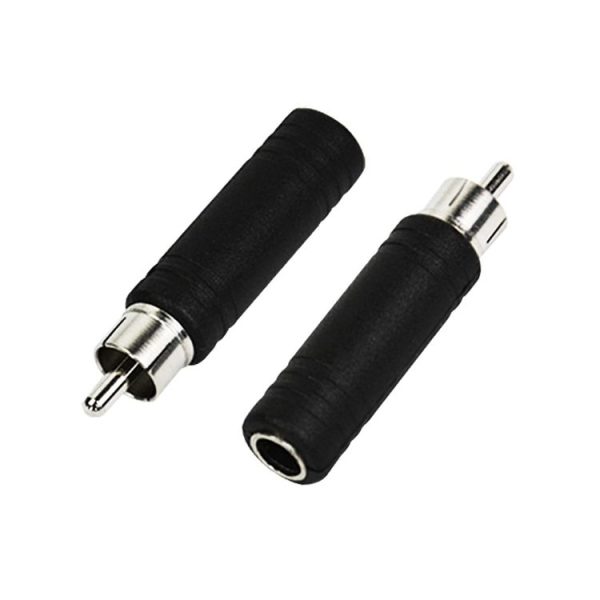 RCA Male to 6.3mm Female Adapters (10 Pcs in One Package, the Price is for 10 Pcs) - Image 2