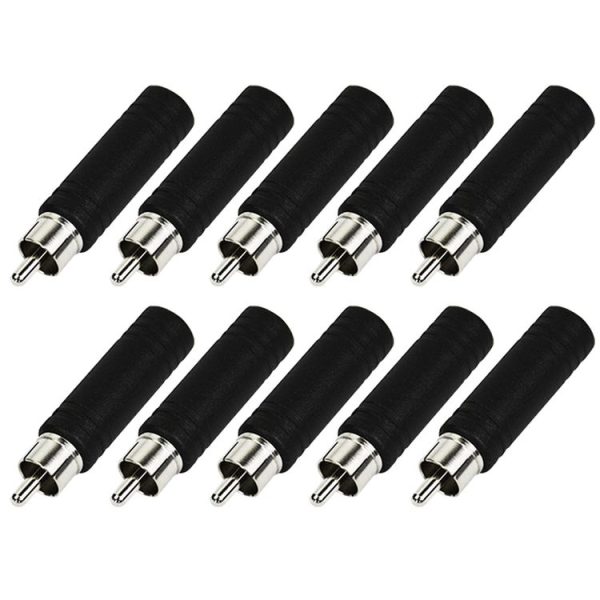 RCA Male to 6.3mm Female Adapters (10 Pcs in One Package, the Price is for 10 Pcs) - Image 3