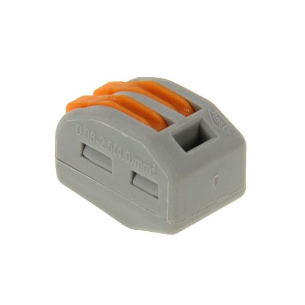 10 PCS Universal Compact 2 Pin Push Clamp Solderless Wire Connector - Image 5