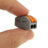10 PCS Universal Compact 2 Pin Push Clamp Solderless Wire Connector - Image 6