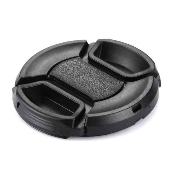 52mm Center Pinch Camera Lens Cap (Black) - Image 2