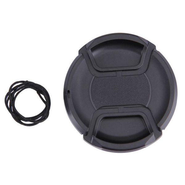 67mm Center Pinch Camera Lens Cap (Black) - Image 2