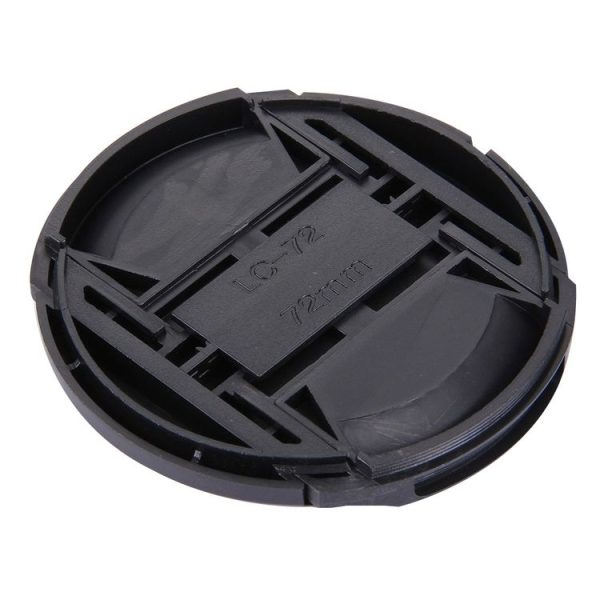 72mm Center Pinch Camera Lens Cap (Black) - Image 3