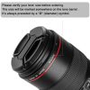 72mm Center Pinch Camera Lens Cap (Black) - Image 7