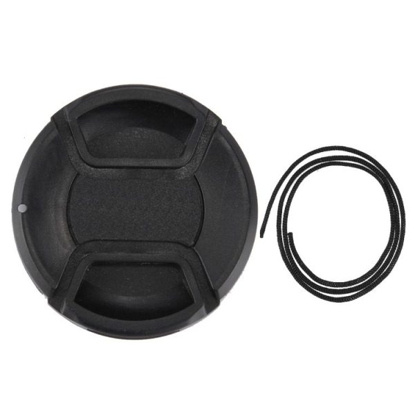 62mm Center Pinch Camera Lens Cap (Black) - Image 4