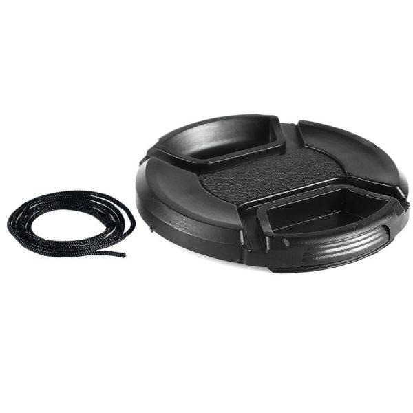 77mm Center Pinch Camera Lens Cap (Black) - Image 4