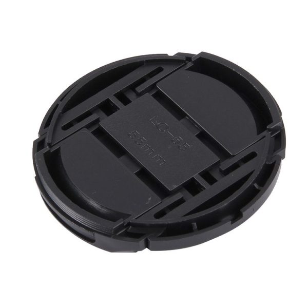 55mm Center Pinch Camera Lens Cap (Black) - Image 5