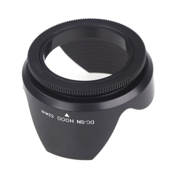 52mm Lens Hood for Cameras (Screw Mount) (Black) - Image 3