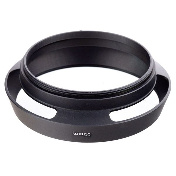 Metal Vented Lens Hood for All Leica Lens with 55mm Filter Thread (Black) - Image 2