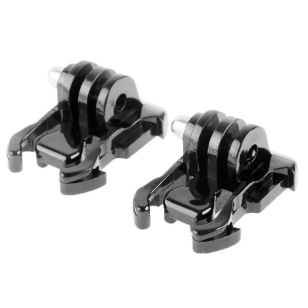 10 PCS ST-06 Basic Strap Mount Surface Buckle for GoPro, Insta360, DJI and Other Action Cameras (Black) - Image 2