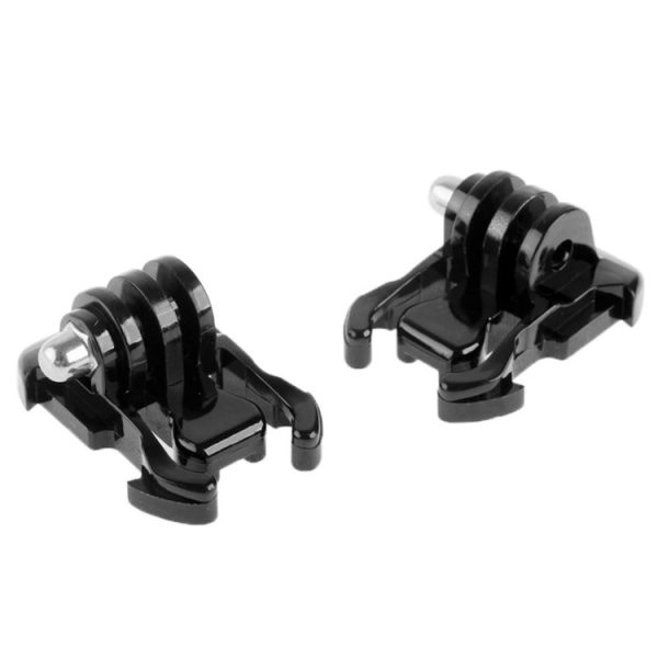 10 PCS ST-06 Basic Strap Mount Surface Buckle for GoPro, Insta360, DJI and Other Action Cameras (Black) - Image 3