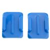 ST-12 2 x Curved Surface Adapters + 2 Adhesive Mount Stickers for GoPro, Insta360, DJI and Other Action Cameras (Blue) - Image 3