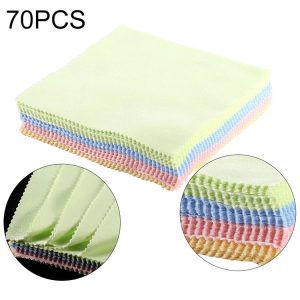 70 PCS Soft Cleaning Cloth for LCD Screen / Glasses / Mobile Phone Screen