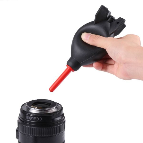 Rocket Rubber Dust Blower Cleaner Ball for Lens Filter Camera, CD, Computers, Audio-visual Equipment, PDAs, Glasses and LCD (Black Red)