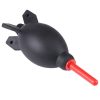 Rocket Rubber Dust Blower Cleaner Ball for Lens Filter Camera, CD, Computers, Audio-visual Equipment, PDAs, Glasses and LCD (Black Red) - Image 2