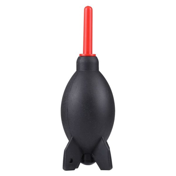 Rocket Rubber Dust Blower Cleaner Ball for Lens Filter Camera, CD, Computers, Audio-visual Equipment, PDAs, Glasses and LCD (Black Red) - Image 3