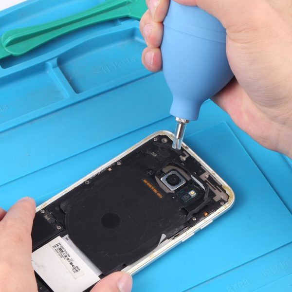 Rubber mini Air Dust Blower Cleaner for Mobile Phone / Computer / Digital Cameras, Watches and other Precision Equipment (Blue) - Image 4