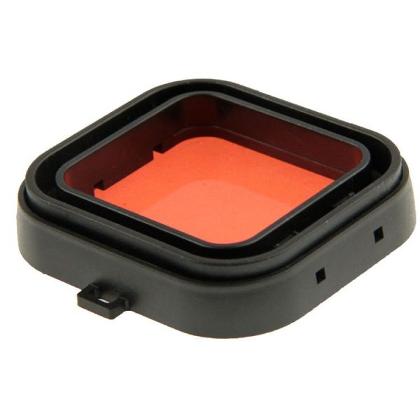 Polar Pro Aqua Cube Snap-on Dive Housing Filter for GoPro HERO4 / 3+ (Red) - Image 4