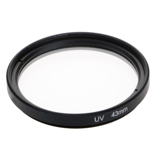 43mm SLR Camera UV Filter (Black)