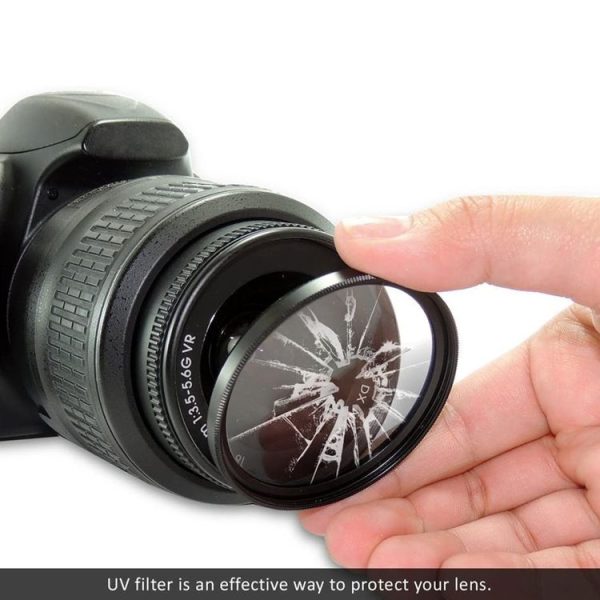 43mm SLR Camera UV Filter (Black) - Image 4