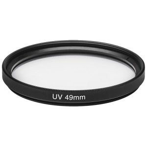 49mm SLR Camera UV Filter (Black)