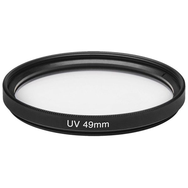 49mm SLR Camera UV Filter (Black)