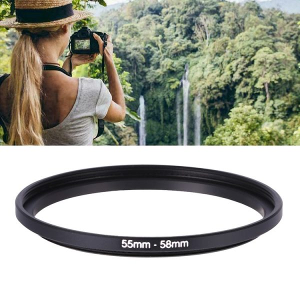55mm-58mm Lens Stepping Ring (Black) - Image 6
