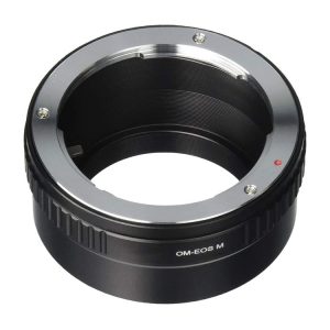 OM-EOS M Lens Mount Stepping Ring (Black)