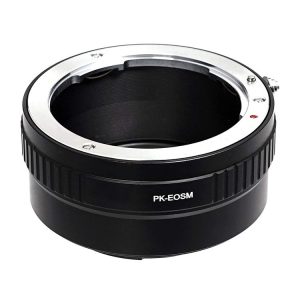 PK-EOS M Lens Mount Stepping Ring (Black)
