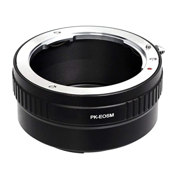 PK-EOS M Lens Mount Stepping Ring (Black)
