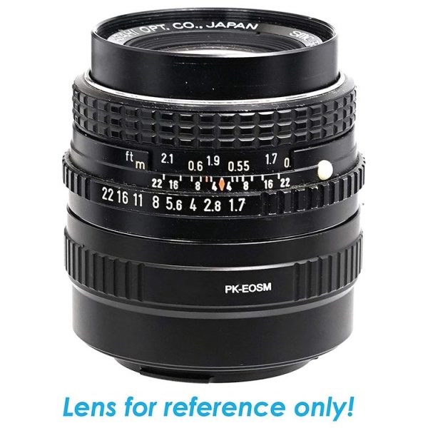 PK-EOS M Lens Mount Stepping Ring (Black) - Image 4