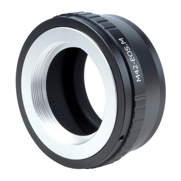 M42 Lens to EOS Lens Mount Stepping Ring (Black) - Image 2