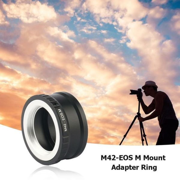 M42 Lens to EOS Lens Mount Stepping Ring (Black) - Image 6
