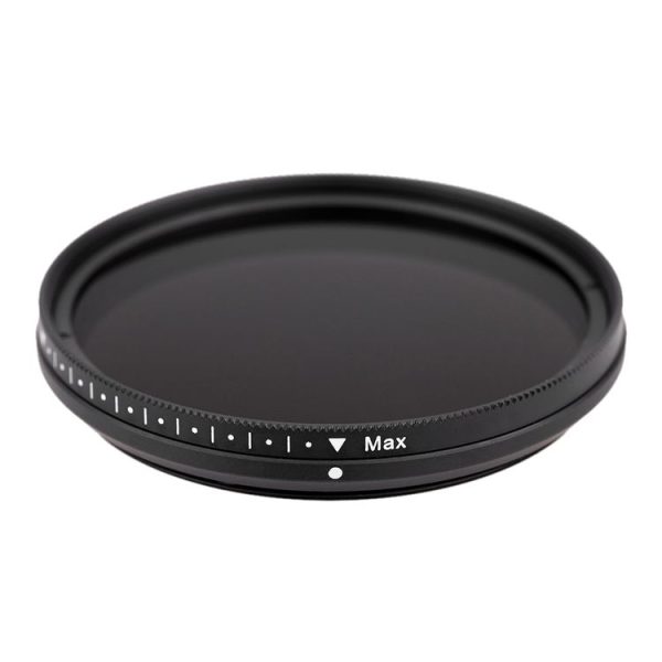 52mm ND Fader Neutral Density Adjustable Variable Filter ND 2 to ND 400 Filter (Black)