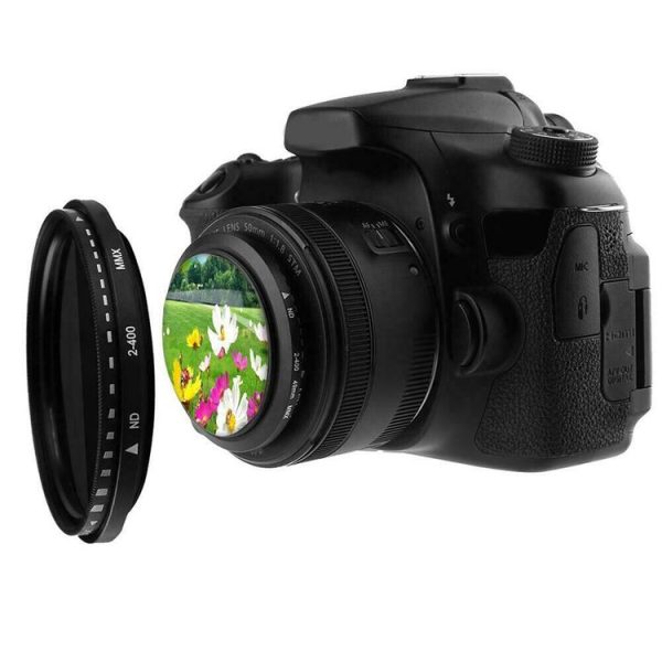 52mm ND Fader Neutral Density Adjustable Variable Filter ND 2 to ND 400 Filter (Black) - Image 4
