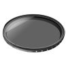 62mm ND Fader Neutral Density Adjustable Variable Filter ND2 to ND400 Filter (Black)