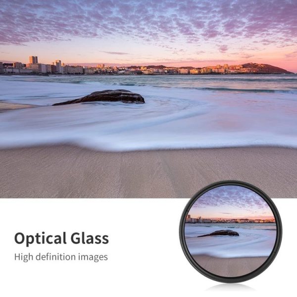 77mm ND Fader Neutral Density Adjustable Variable Filter ND 2 to ND 400 Filter (Black) - Image 5