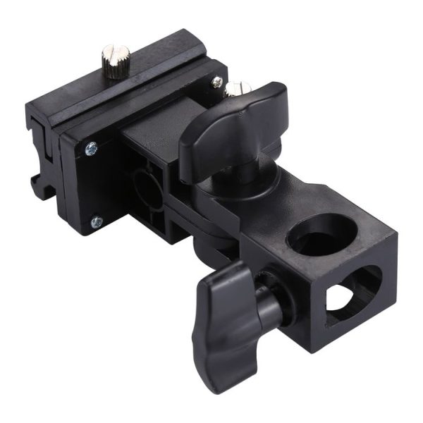 B Type Flash Light Stand Bracket (Black) - Image 3