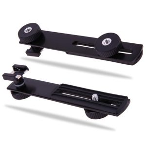 Metal Flash Bracket for DSLR Camera (Black)