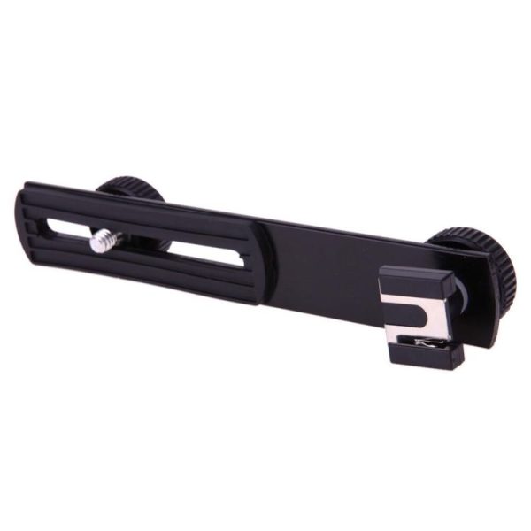 Metal Flash Bracket for DSLR Camera (Black) - Image 3