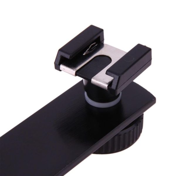 Metal Flash Bracket for DSLR Camera (Black) - Image 4