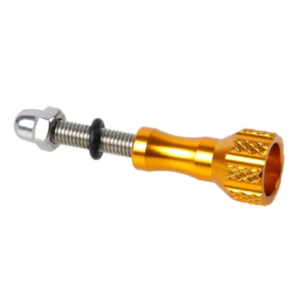 TMC Aluminum Thumb Knob Stainless Bolt ScrewGoPro, Insta360, DJI and Other Action Cameras, Length: 5.8cm (Gold) - Image 3
