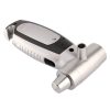 4 in 1 (Digital Tire Gauge + Flashlight + Emergency Hammer + Emergency Seat Belt Cutter) Emergency Utility Tool (Silver) - Image 3