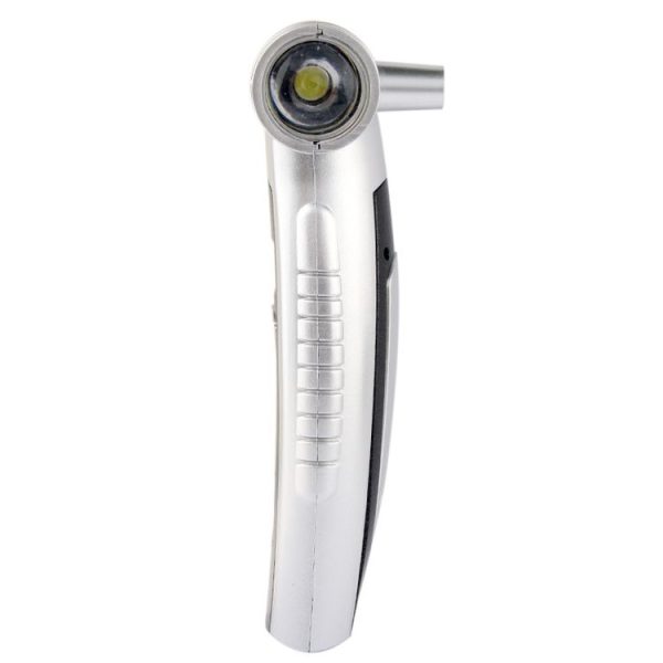 4 in 1 (Digital Tire Gauge + Flashlight + Emergency Hammer + Emergency Seat Belt Cutter) Emergency Utility Tool (Silver) - Image 4